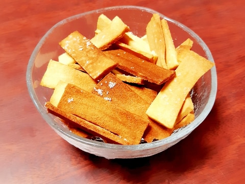 簡単◎低糖質◎カリカリ◎高野豆腐クッキー